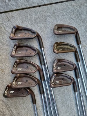 Ping ISI Cooper Eisen Golf Set 2-9, Ww & SW Black Dot - Stiff Flex Stahlschäfte 