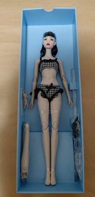 DEFA LUCY PLAY Black Hair Collectible Fashion Doll Boxed Unused Rare Checkered