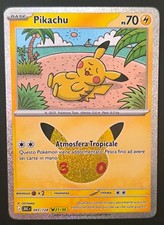 Carta Pokemon PIKACHU 043/128 (21/30) 30° Anniversario 30C Holo ITA Near Mint