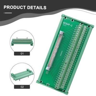 64 Pin IDC Type C Connector Terminal Block for For industrial Control Systems