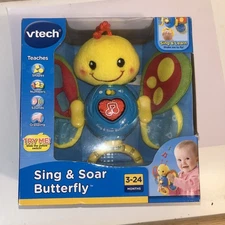 Vtech Sing & Soar Butterfly 2011 Light Up Baby Toy New  Educational