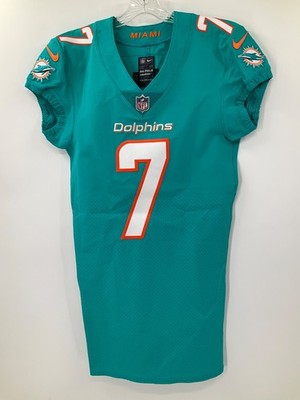 その他 Sports Graphic Number 662 7 JASON SANDERS MIAMI DOLPHINS AQUA NIKE TEAM ISSUED JERSEY SZ-38