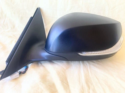 2014-2020 Infiniti Q50 Drivers Left Side View Power Door Mirror Black