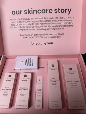 GLOSSYBOX Skincare LOT OF 6 Complete Skin Care Routine - New with Boxes READ