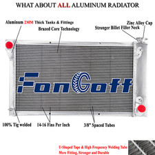 2 Core Aluminum Radiator Fit 1967-1972 68 69 Chevy Ck C10 C20 C30 Pickup 367