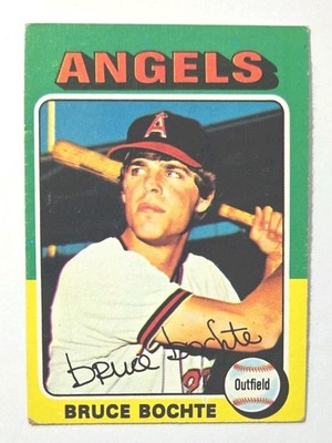 1975 Topps #392 Bruce Bochte RC VG EX