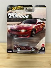 Hot Wheels 2025 Fast and Furious Nissan 240SX (S14)  1:64 Scale Ages 3+