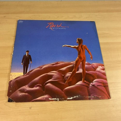 RUSH Hemispheres MERCURY LP VG+ gatefold Vintage Album Vinyl Record