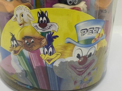 PEZ Spender alte Packung, Ed Haas, Van Melle, Daffy, Sylvester, Speedy, 70-80er