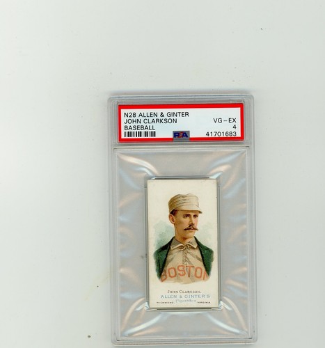 1887 N28 Allen & Ginter #14 John Clarkson — PSA 4
