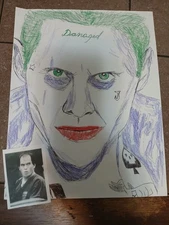 Robert Bardo Prison Art Joker Batman Signed