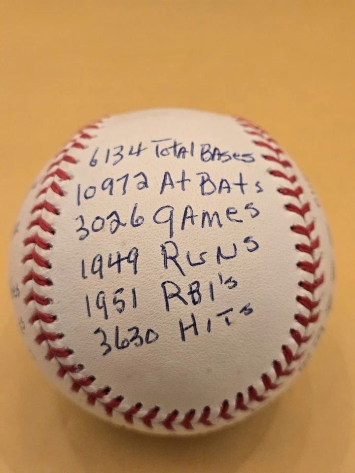 🔥Stan Musial🔥HOF Autografiado Statball #697/1000 Certificado RJ.Com - Cardenales Foto 4 de 4