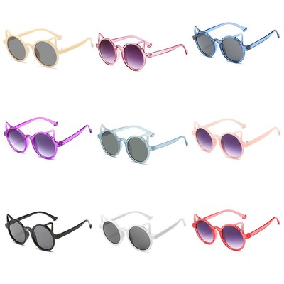 Verspielte und süße Kinder Sonnenbrille mit ergonomischem Design für Outdoor Spaß