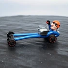 Mattel Hot Wheels Redline Farbs Hy Gear Blue Dragster Original 1971 w/Goggles