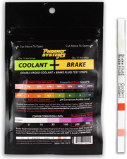8006-b Double-ended Brake Fluid Coolant Test Strips 15 Foil Wrapped Test Stri