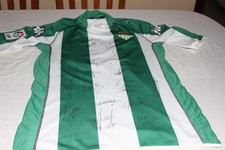 Maillot Officiel Vintage Match Worn Real Betis kappa T/XL N°10 Cannes Signé