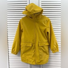 Zara size 10 Yellow Kids Hooded rain Jacket
