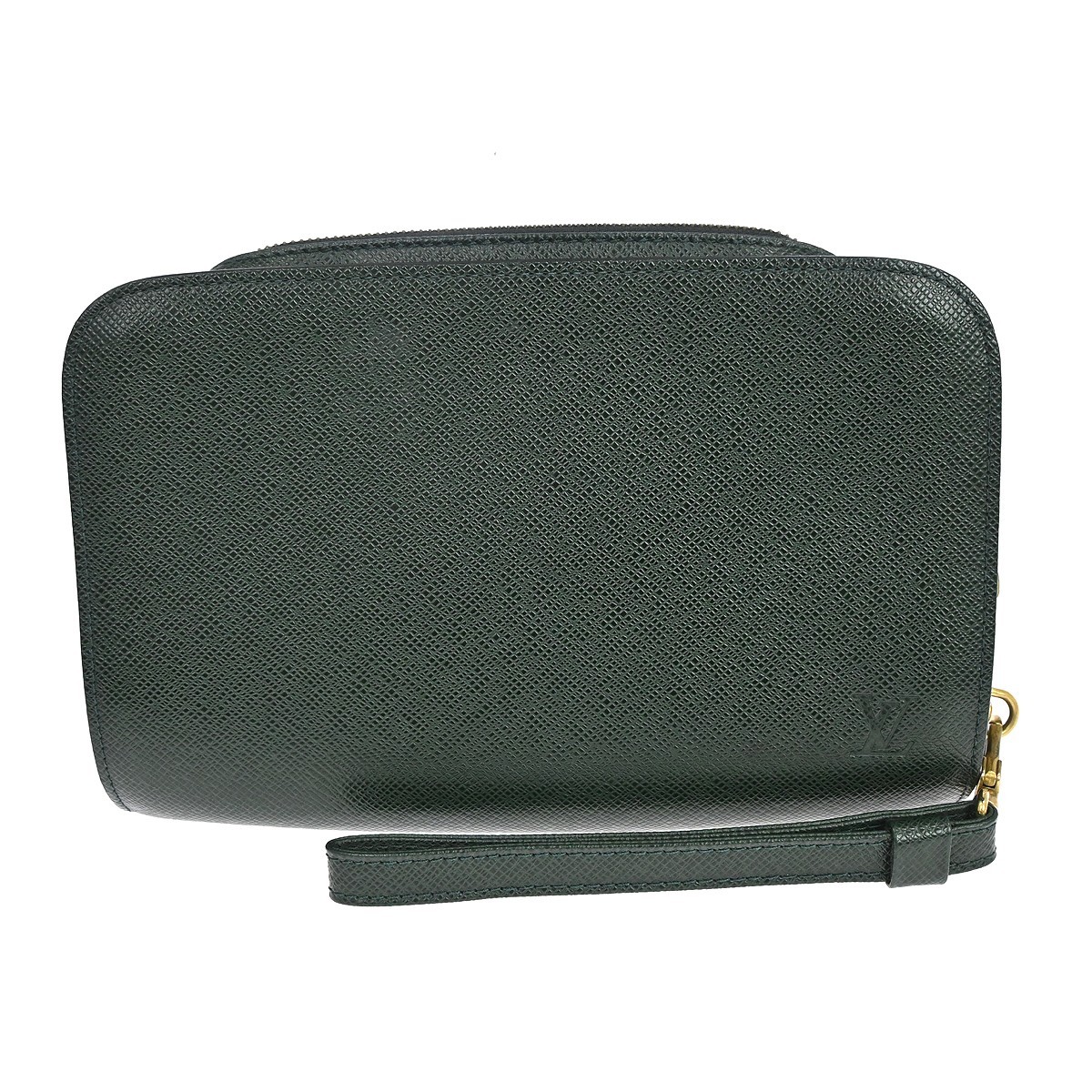 Best05 Louis Vuitton Green Taiga Baikal Clutch Bag M30184 VI0954 BQ00995