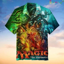 Magic The Gathering Mtg Hawaiian Shirt