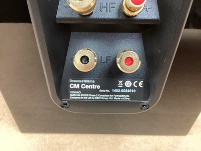 Bowers&Wilkins　CM Centre スピーカー Bowers & Wilkins CM Centre Speaker