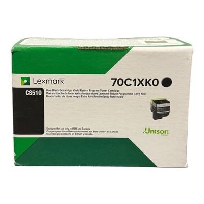 Lexmark 70C1XK0 Black Extra High Yield Toner Cartridge Genuine New Sealed