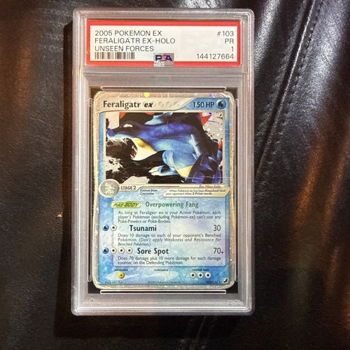 Feraligatr ex graded PSA 1 for sale on eBay