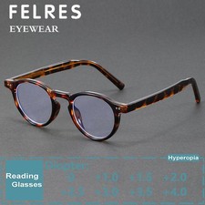 Men Women Oval Anti Blue Light Reading Glasses Clear Lens Presbyopic Glasses New