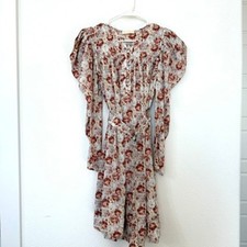 Ulla Johnson Elaine Dress Wisteria Size 6 Silk NWT Romantic Bohemian Cottagecore