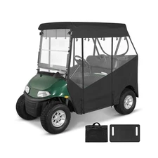 Golf Cart Enclosure 2 Passenger for EZGO RXV 2 Seater Open Front Windshield 3...
