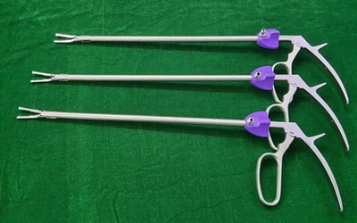 Laparoscopic Hem o Lock Applicator 10mmx330mm SS Best Quality Instruments - 3pcs