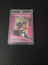 2024 Panini Prizm - Premier Jerseys Michael Penix Jr. #PJ-MPJ Pink Prizm MEM, RC