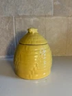 FRANKOMA Honey Pot Rare YELLOW Color Base and Lid Vintage Excellent Condition
