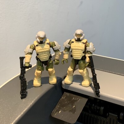 Lotto 2 Pezzi Halo Mega Bloks Covenant Marine – Action Figure Da Collezione (99% Nuove) C2