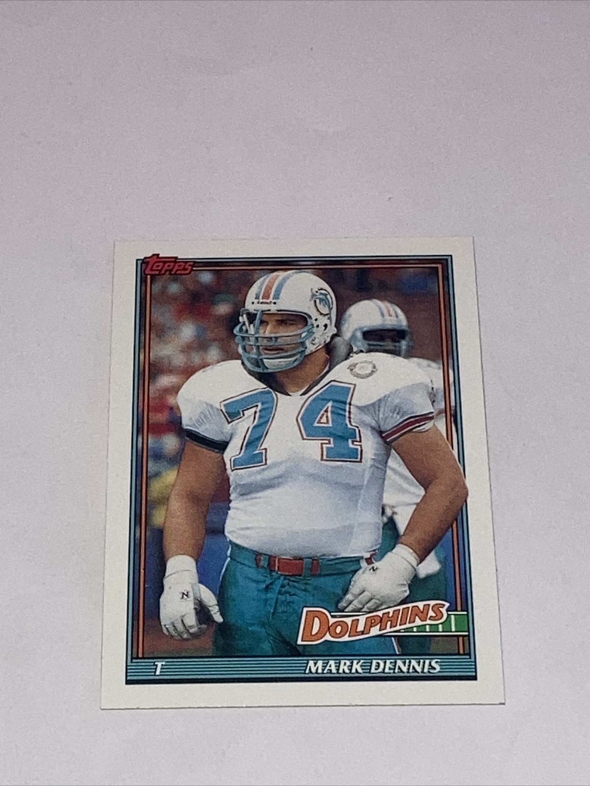 1991 Topps NFL Mark Dennis #108