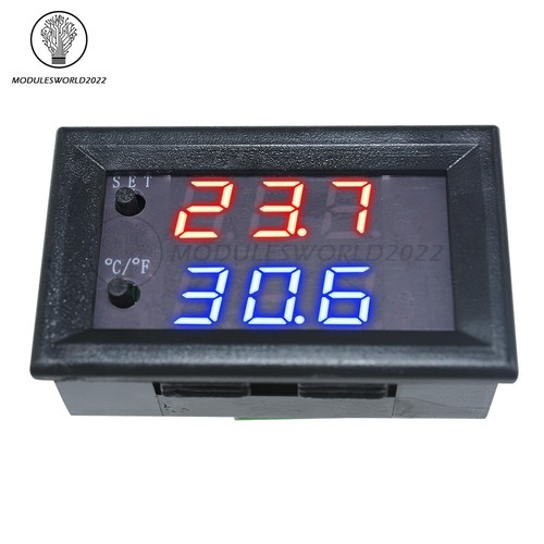 W1209WK 12V Digital LED Thermostat Switch Temperature Controller NTC Sensor US - Picture 6 of 16