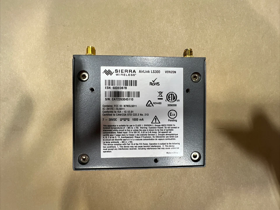 Lote de (23) Router Inalámbrico SIERRA WIRELESS AirLink LS300 Industrial 3G Gateway Foto 2 de 2