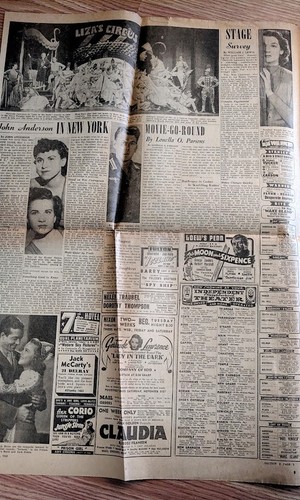 Vintage WWII Pittsburgh Sun Telegraph Newspaper Pictorial Review Nov 8, 1942 - Picture 3 of 6