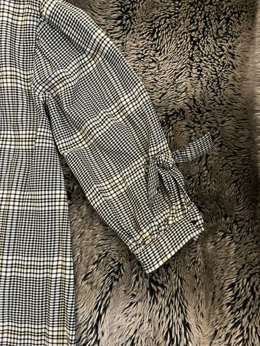Zara Girls Check Checked Tartan Dress Tunic Long Sleeve Bows Age 7 Brown Black - Picture 8 of 8