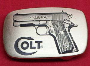 Colt-Firearms-1911-Brass-Belt-Buckle