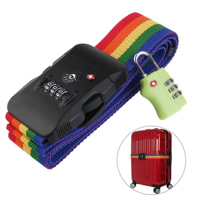  PIXNOR TSA319C TSA Approved Security Luggage Padlock 3-Digit Password Lock