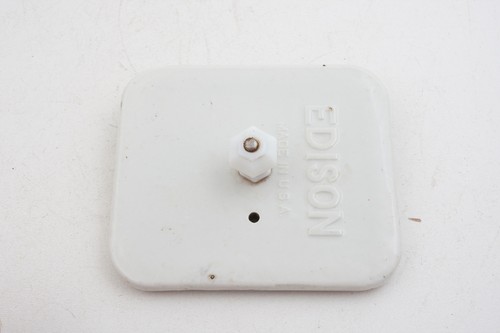 Cubierta de tarro de batería de ácido de porcelana Edison (A3R) alimentación de señal lateral de vía de ferrocarril - Imagen 6 de 10
