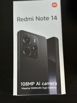 NEW Redmi Note 14 Factory Unlocked GSM Dual SIM Cell Phone