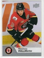 Matthew Phillips 20-21 Upper Deck AHL Hockey Base #6 Stockton Heat