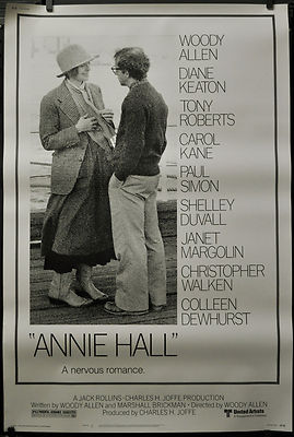Annie Hall 1977 ORIG 40X60 NM FILMPLAKAT WOODY ALLEN DIANE KEATON TONY ROBERTS