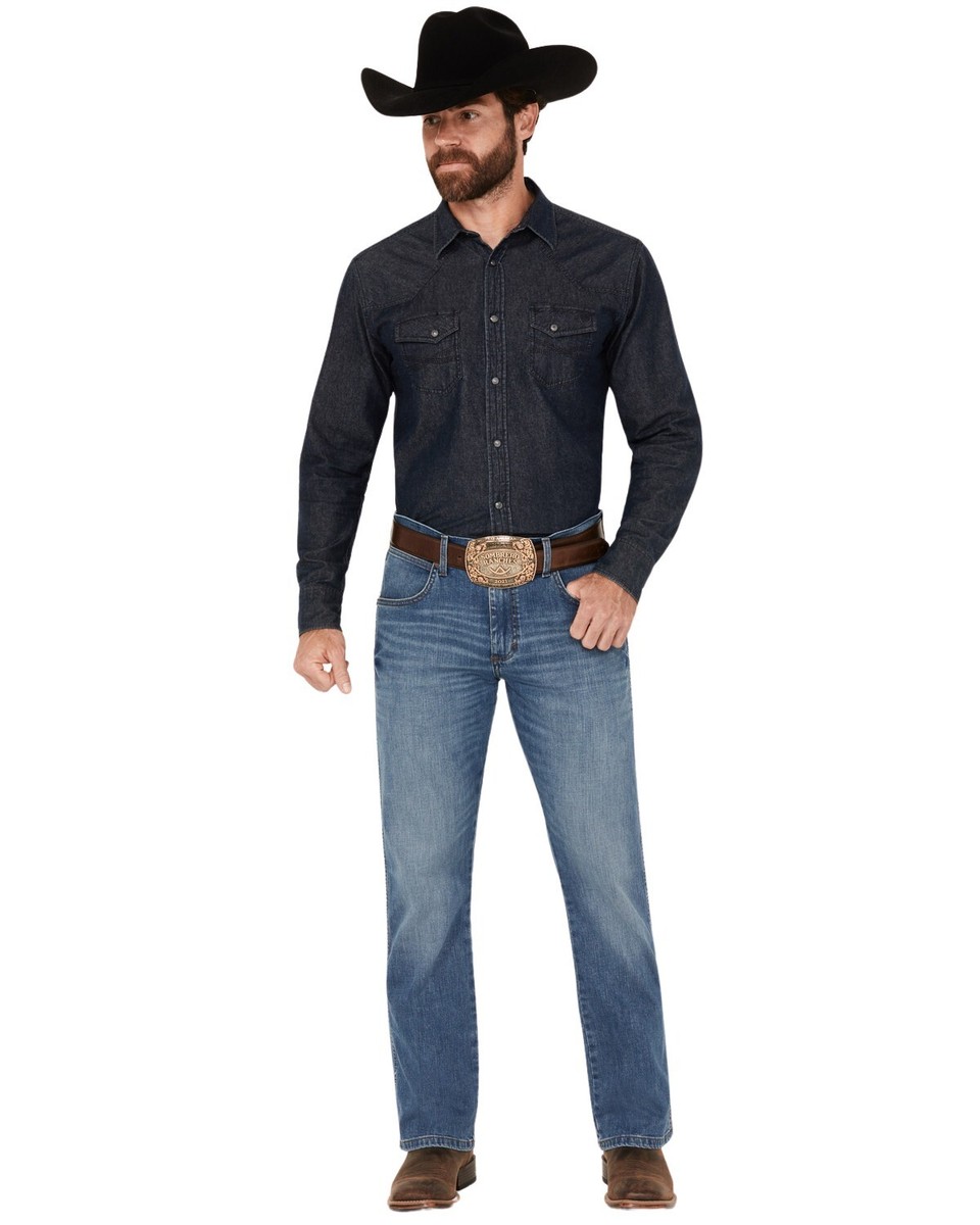 Wrangler Retro Men's Big Sky Medium Wash Slim Bootcut Wrangler Retro Men's Big Sky Medium Wash Slim Bootcut