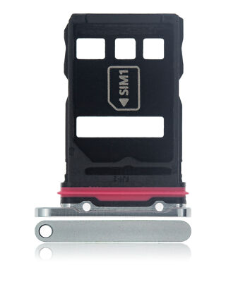 Replacement Sim Card Tray Compatible For Huawei P40 Pro (Ice White)