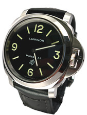 Panerai Luminor Base Logo Pam 1000 Manual Wind Stainless Steel Watch 9