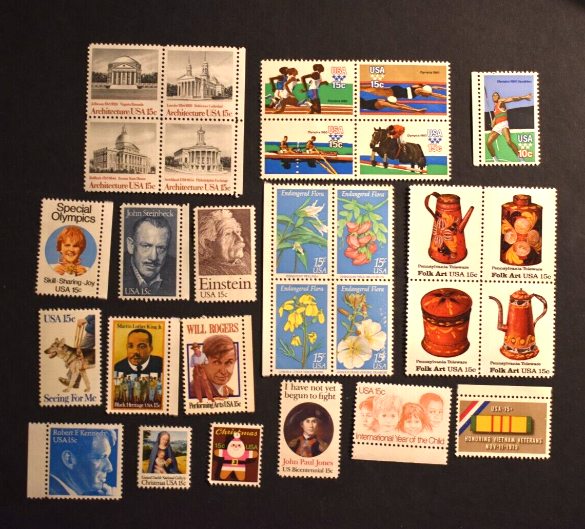 29 - 1979 US Stamps - Scott #1770-1794 - Commemoratives Set - MNH