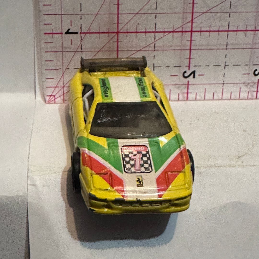 Yellow Ferrari F355 Challenge 1999 Hot Wheels Diecast Car | eBay