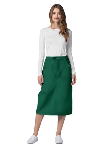 Adar Women Medical Nurse Uniform Mid Calf Length Drawstring 2 Pocket Scrub Skirt - Picture 43 of 60